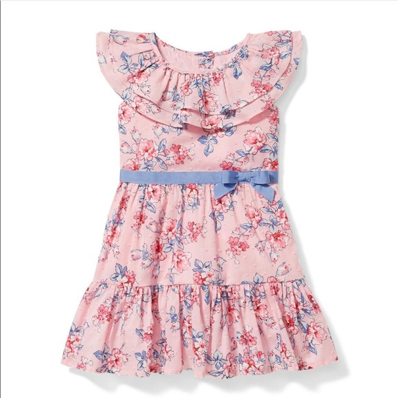swiss dot flower girl dress